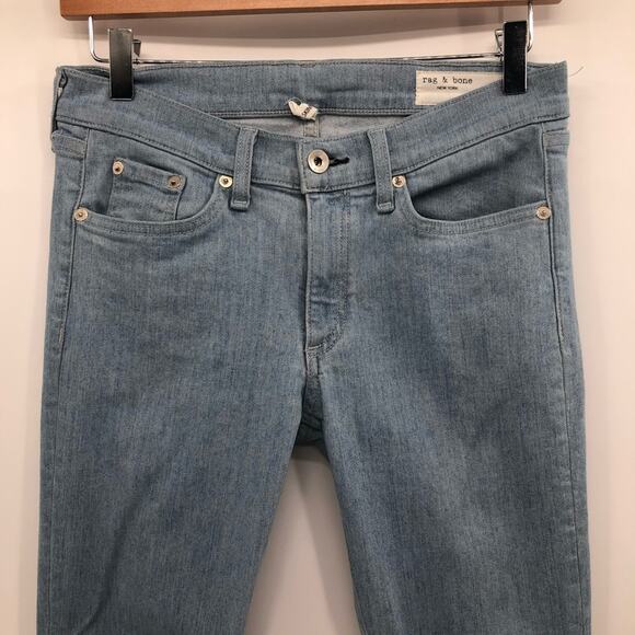 Rag & Bone Ankle Skinny with Raw Hem - Celeste - 27 - Picture 7 of 12